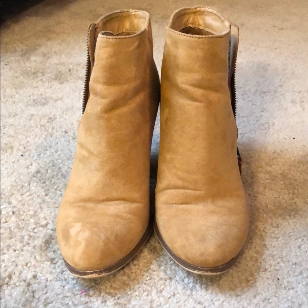 Tan Booties